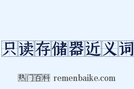 只读存储器近义词是什么意思的图片